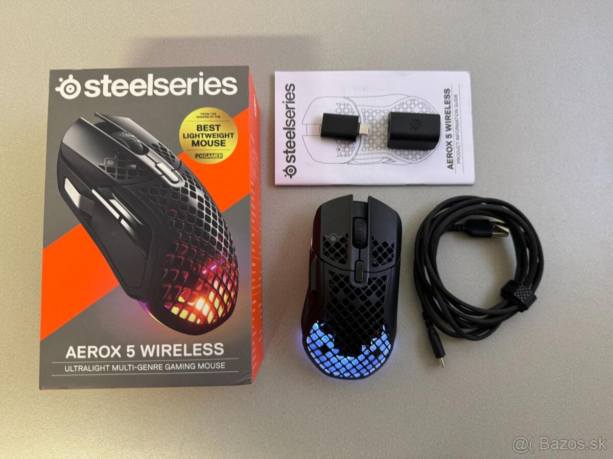 Bezdrôtová herná myš SteelSeries Aerox 5 Wireless