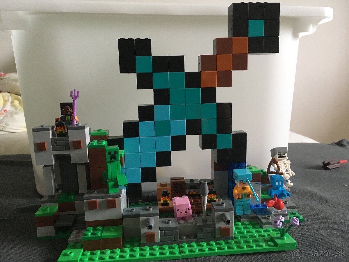 Lego Minecraft rytierska zakladňa