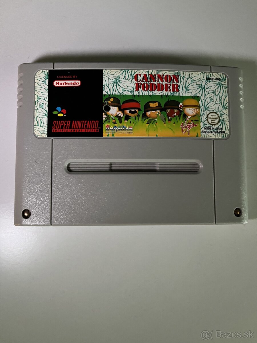 SNES Cannon Fodder