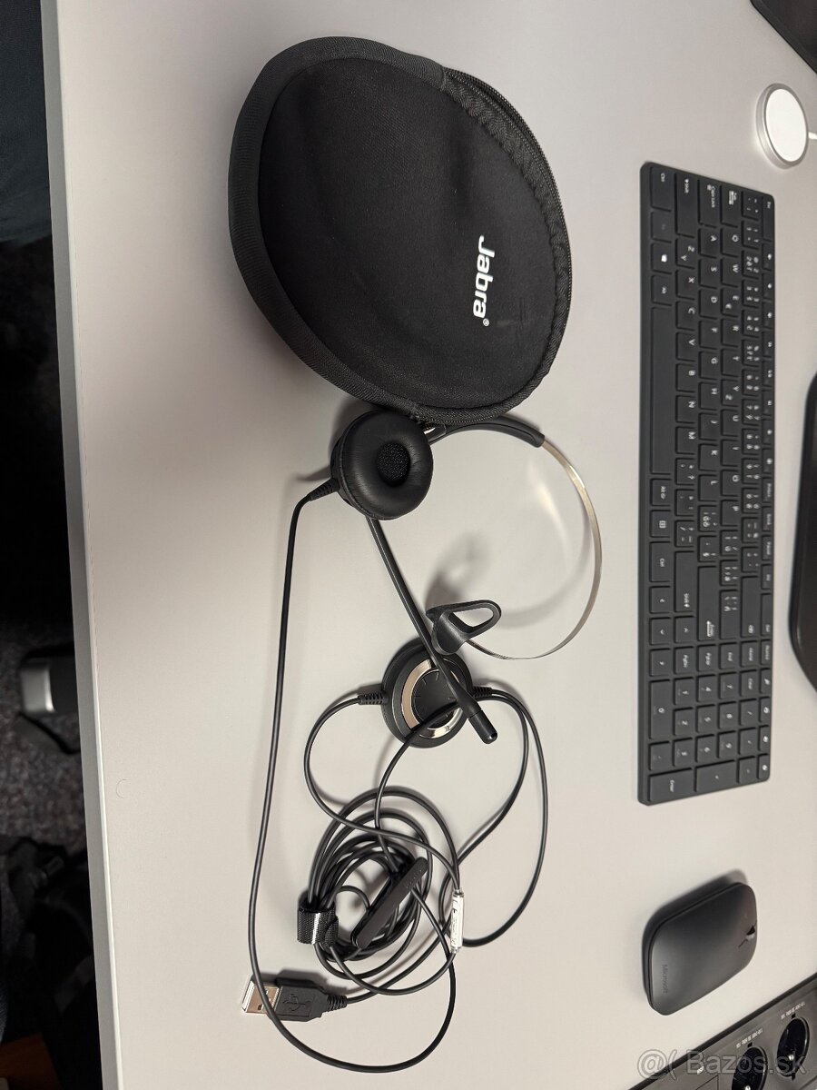 Jabra Biz 2400 USB Mono BT Slúchadlá s mikrofónom Káblové