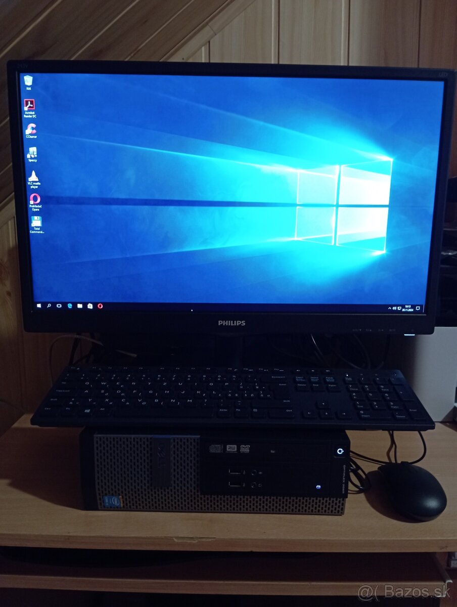 Dell optiplex 3020 s monitorom Philips 24