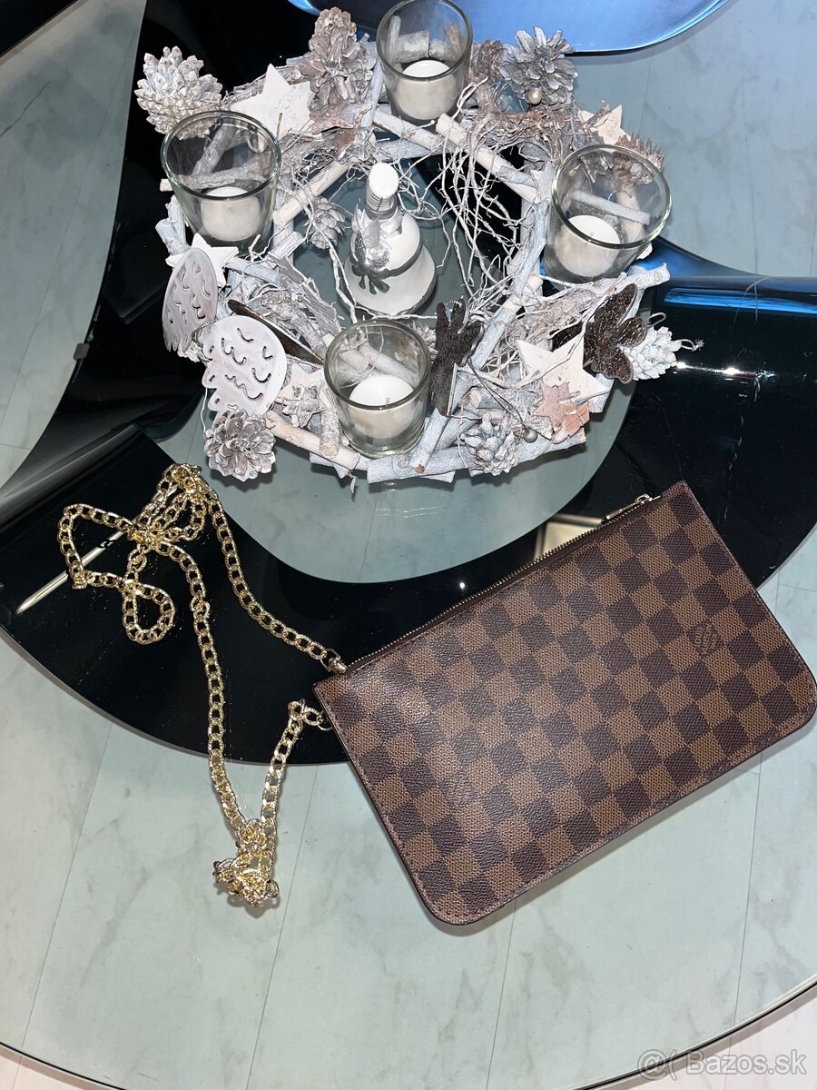 Louis Vuitton originál pochette damier ebene