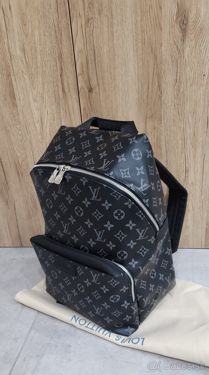 Cierno-sedy ruksak Louis Vuitton