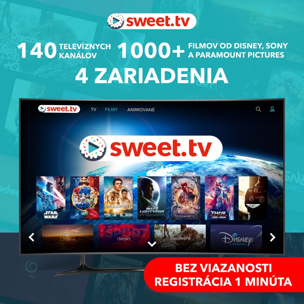 Sweet tv Voucher L 12 mesiacov (Internetová televízia)