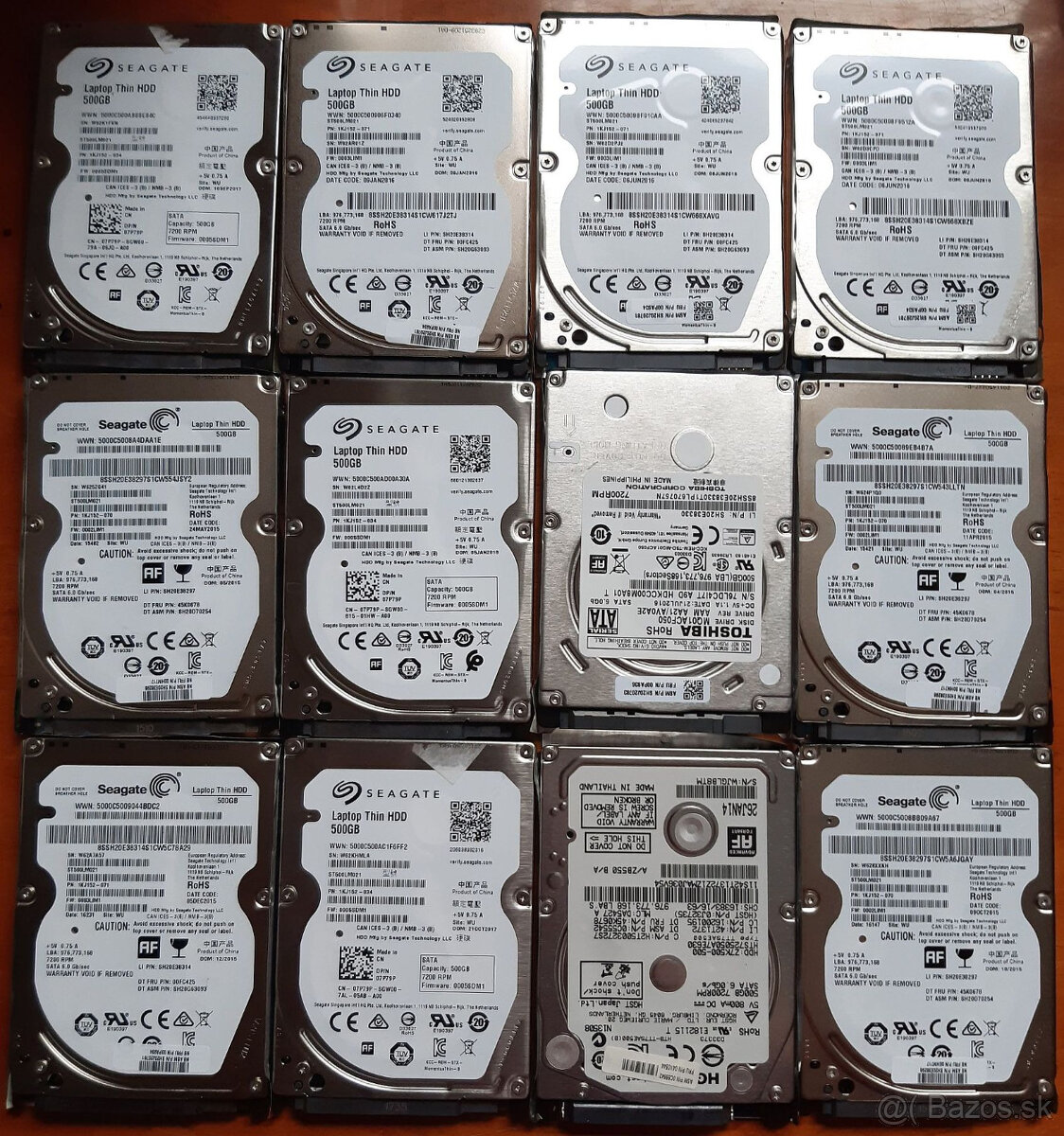 500GB HDD 2,5" 7200rpm