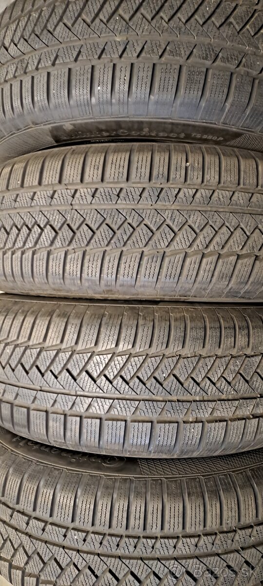 Predám 4ks jazdené zimné 235/65r17-108H Continental 90%