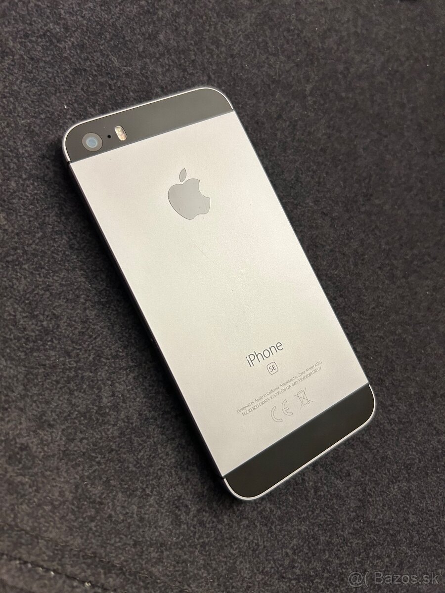 iPhone SE 128GB space gray - super stav