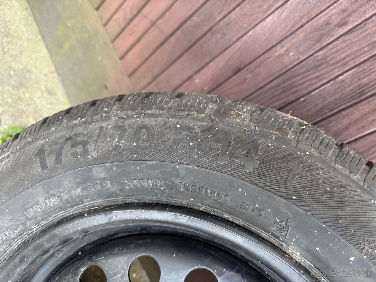 Zimne gumy disky 175/70 r14