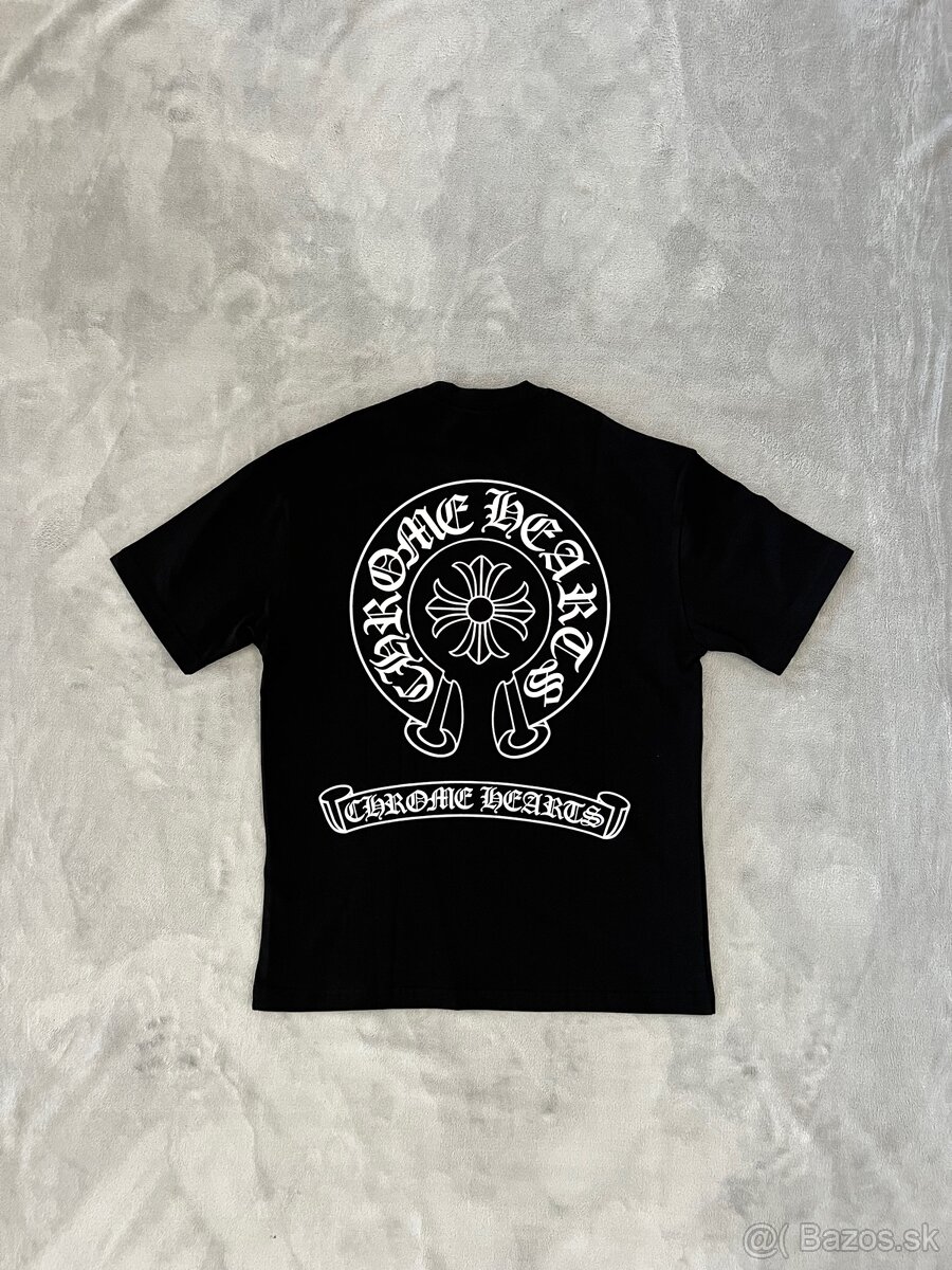 Chrome Hearts tričko (čierne)