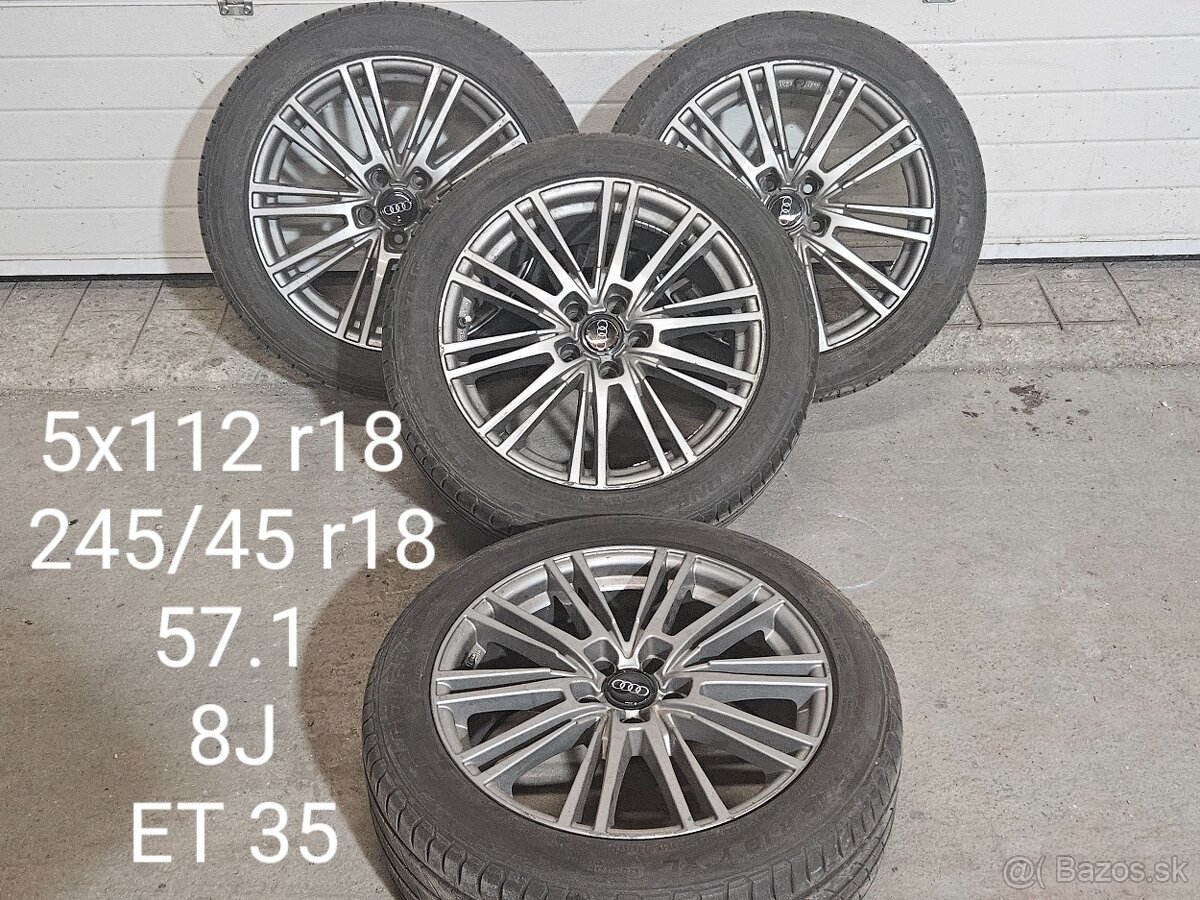 Kolesa audi 5x112 r18 245/45 r18