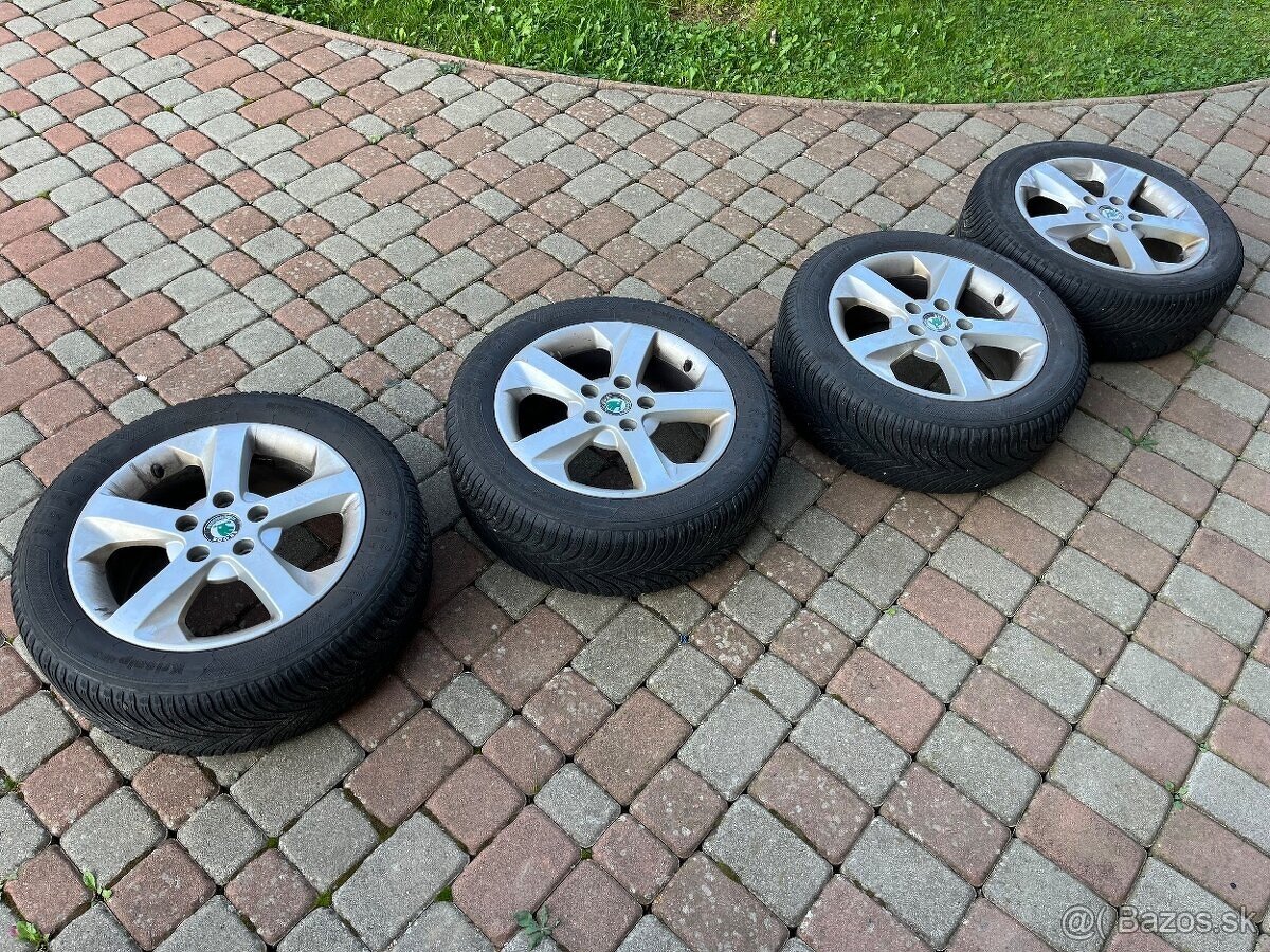 Disky so zimnými pneu 205/55 R16 rozteč 5x112