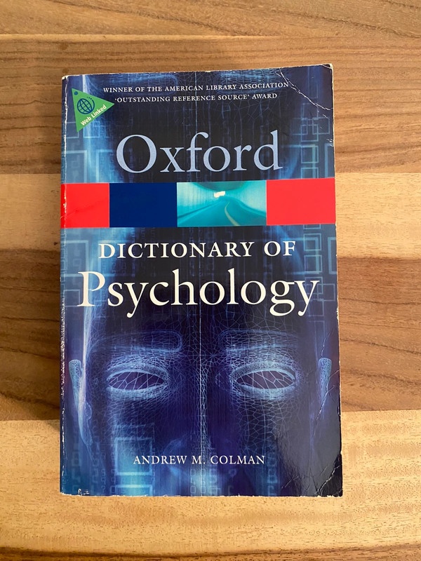 A Dictionary of Psychology - Colman Andrews