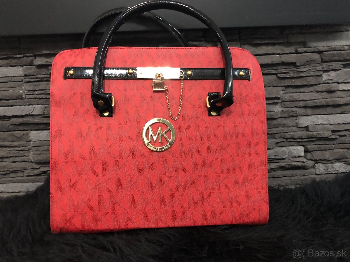 Červená kabelka Michael Kors