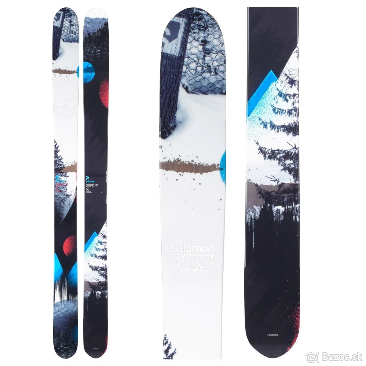 Lyze, Lopaty Salamon  Salomon Rocker2 108 Skis 2013