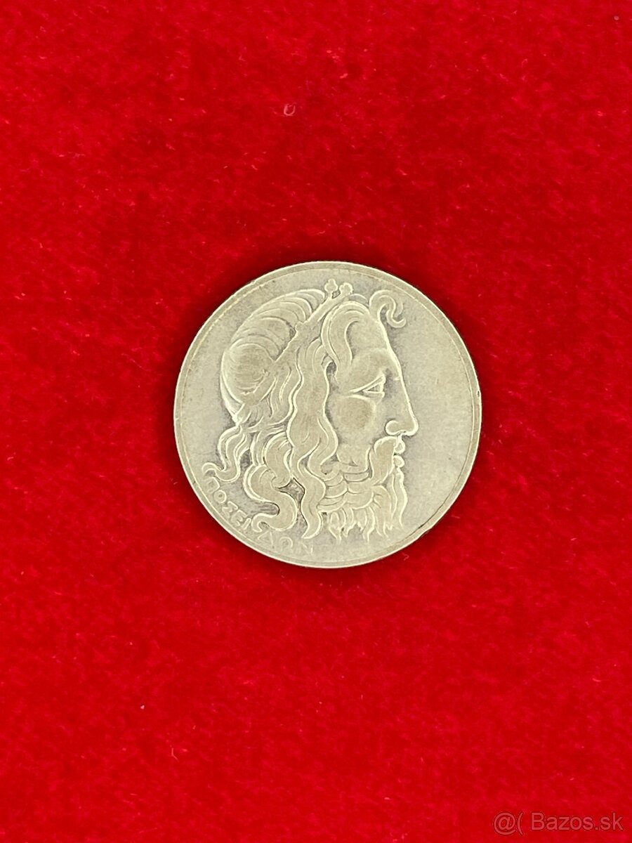 Strieborná grécka minca 20 Drachmas -  1930