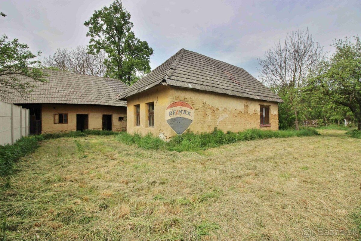 VÝBORNÁ CENA - PREDAJ vidiecka chalupa s pozemkom 1538 m2, o