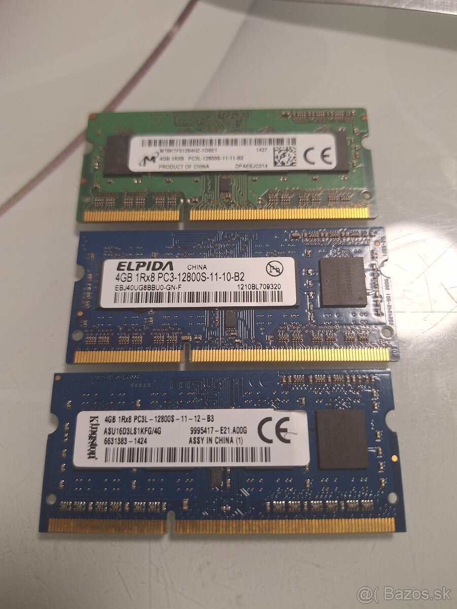 DDR3 4GB do Notebooku