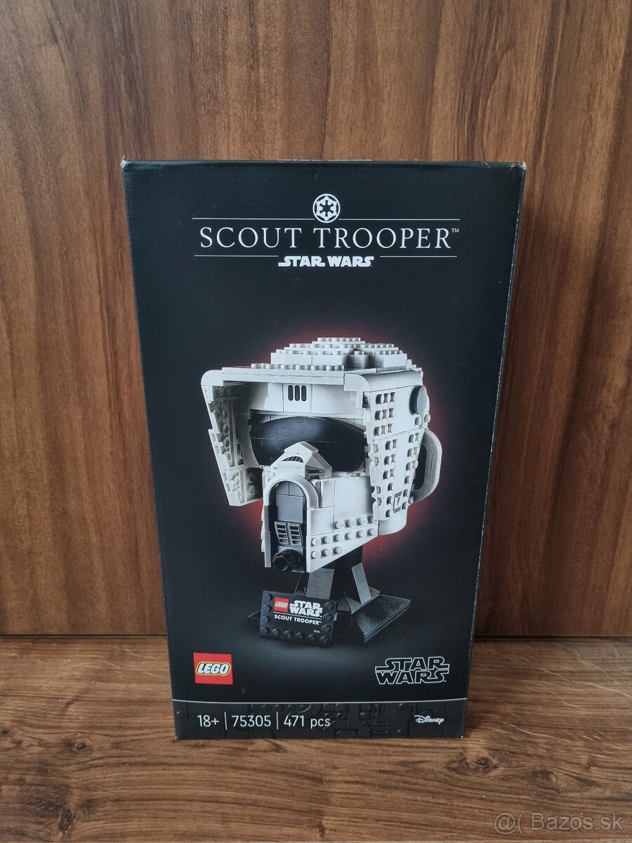 Nové LEGO Star Wars 75305 Scout trooper helmet