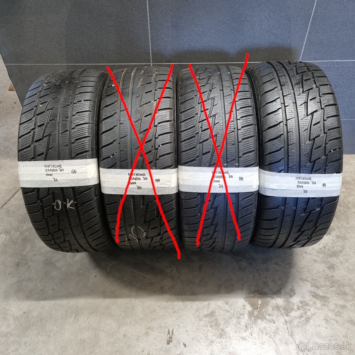 235/55 R17 MATADOR DOT3017/2219 zimné pneumatiky