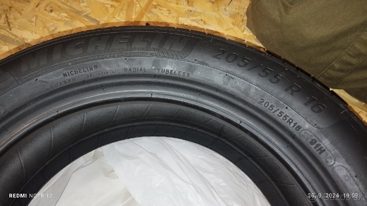 Michelin Nové letné pneumatiky 205/55 16 4ks