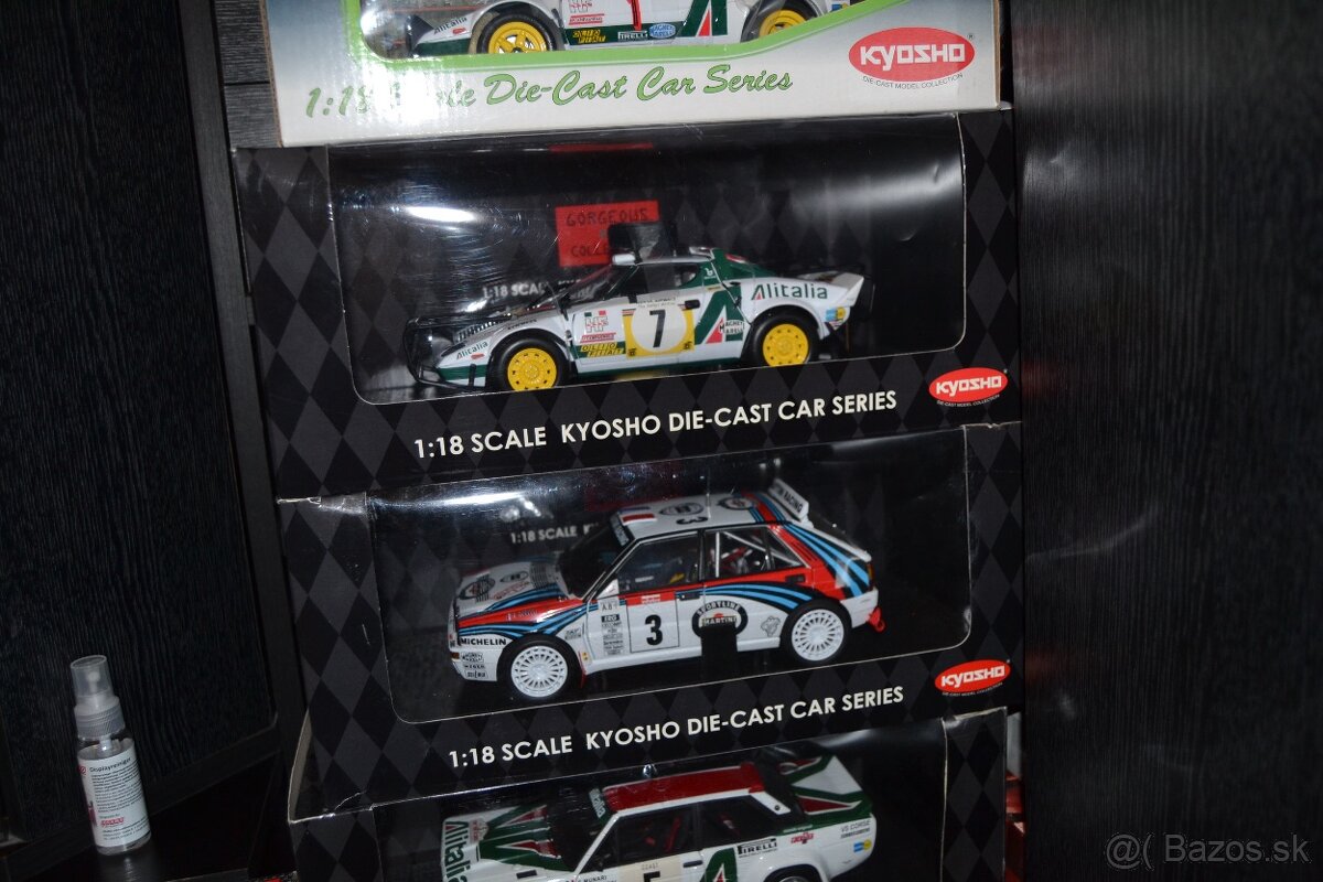 1:18 Lancia 037,Stratos ,Fiat 131 Kyosho.