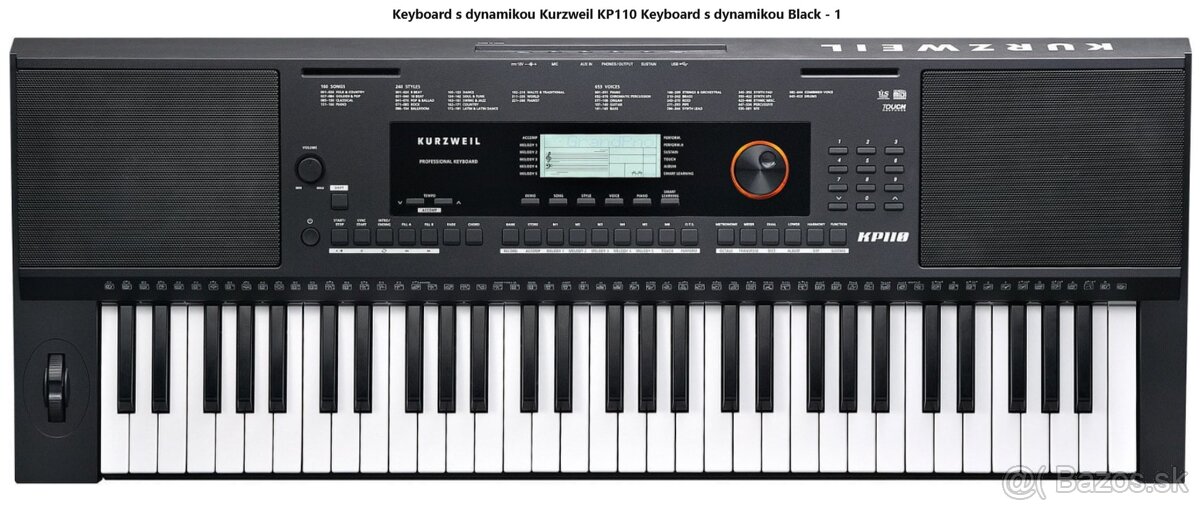 Kurzweil KP110 Keyboard s dynamikou Black