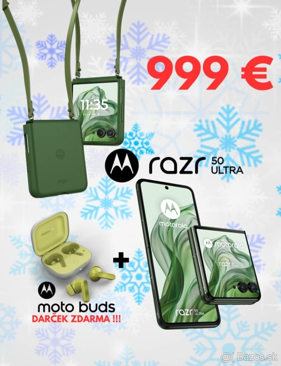 Motorola RAZR 50 Ultra + Moto buds ZDARMA