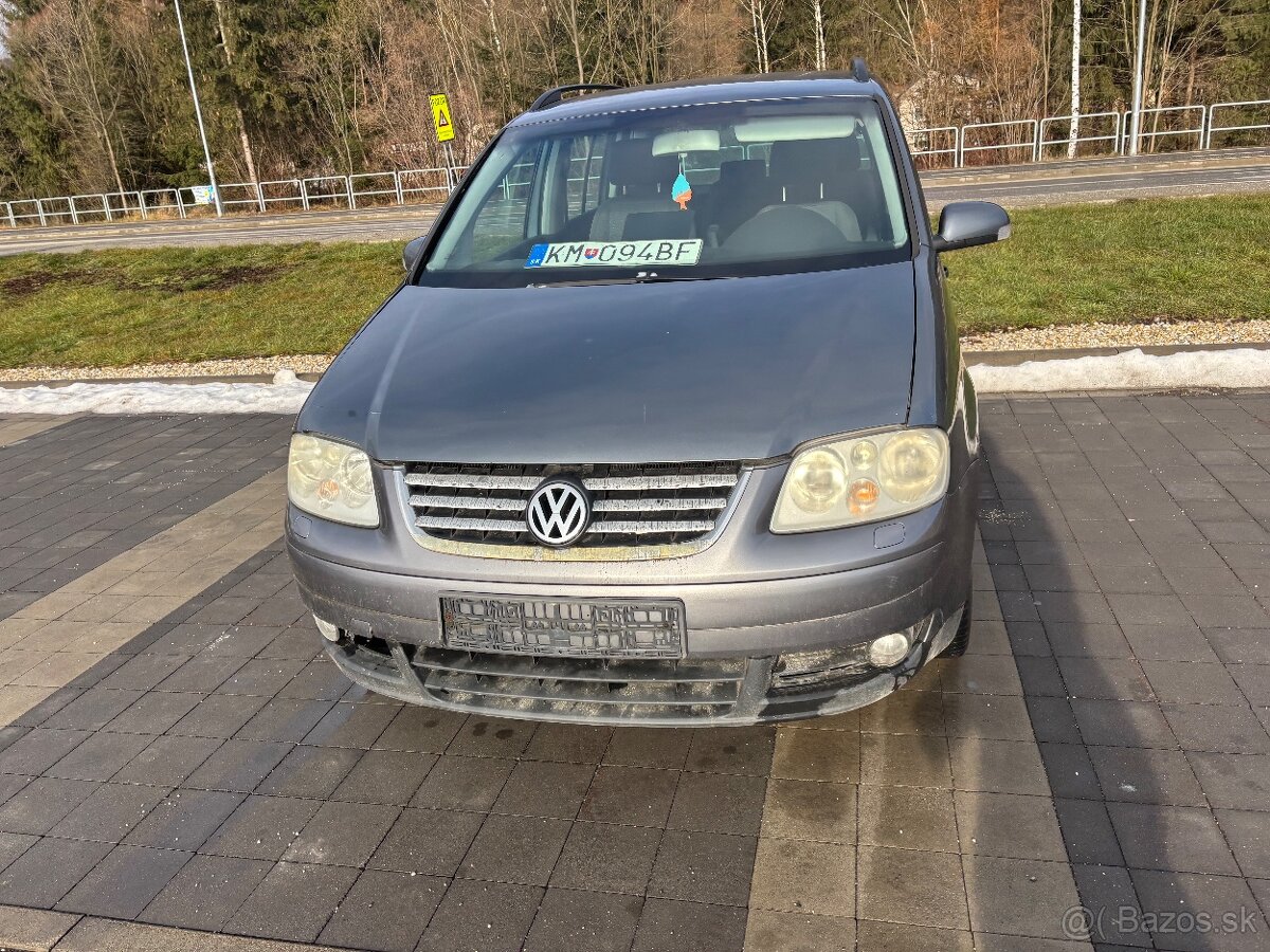 Volkswagen touran 1.9tdi a 2.0tdi Rozpredam na diely