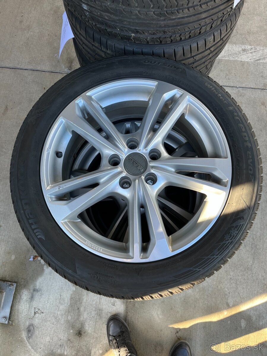 Hlinníkové disky MAK 5x120 + zimé pneu 205/55 R17