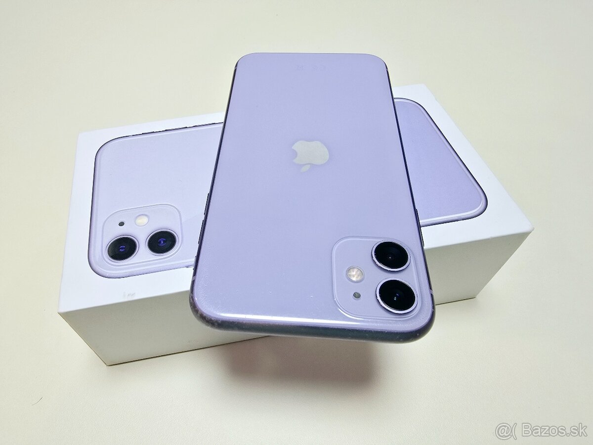 APPLE IPHONE 11 64GB PURPLE Baterka 100%