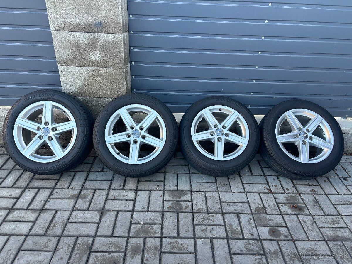 Audi alu 205/55 R16 bridgestone