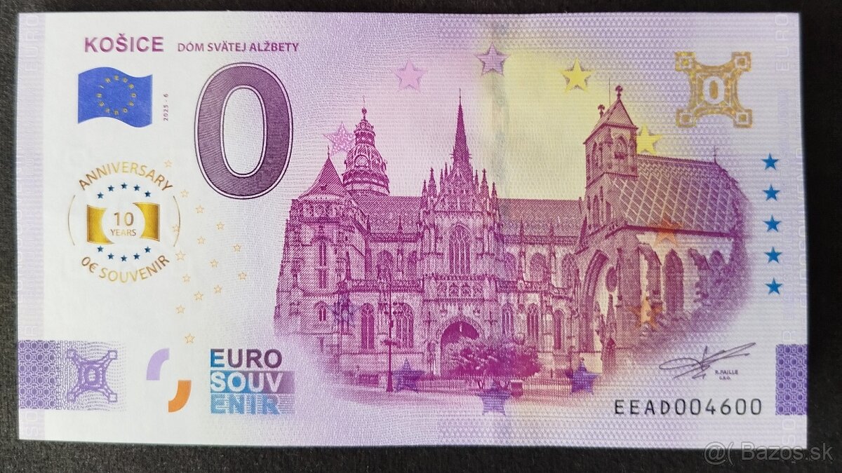 0 euro bankovky