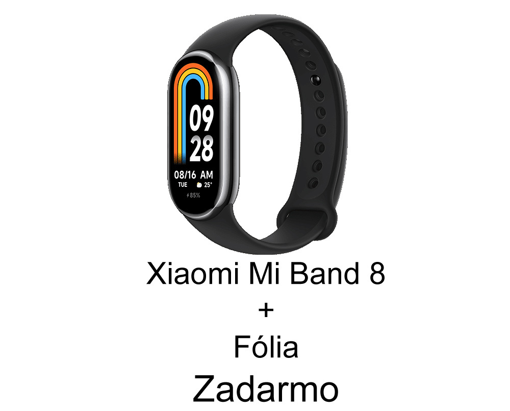 Xiaomi Mi Band 8 + Fólia Zadarmo