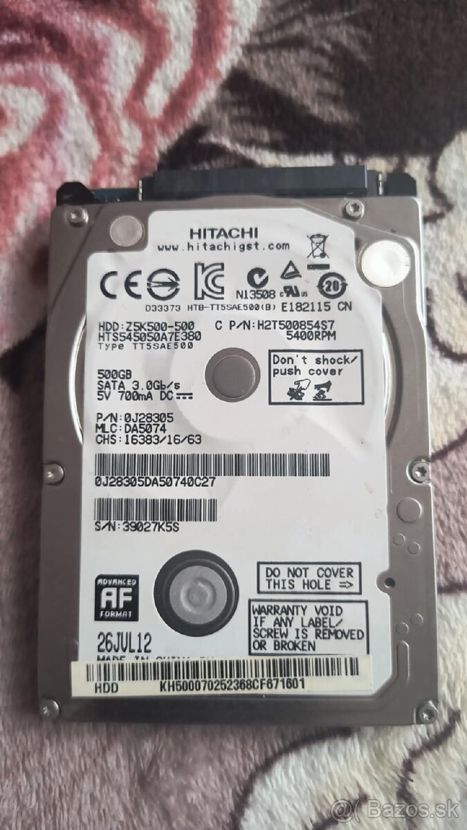 HDD 500GB sata 2,5