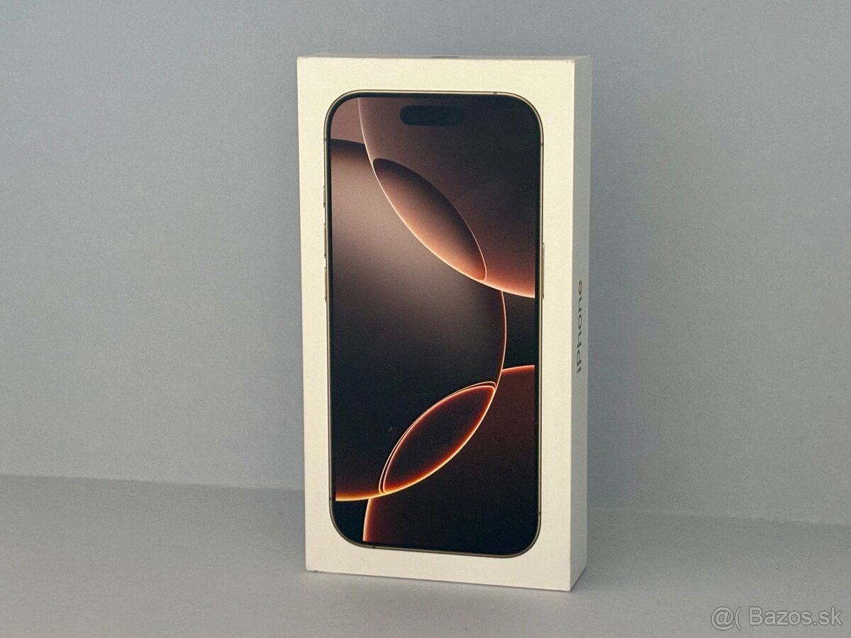 Nový Zabalený iPhone 16 Pro 256GB Desert Titanium + Záruka