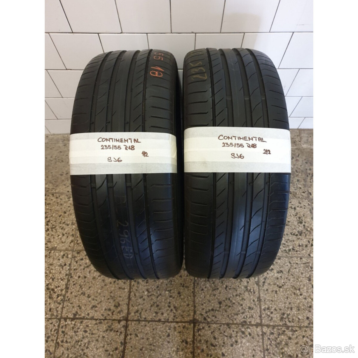 Letné pneumatiky 235/55 R18 CONTINENTAL