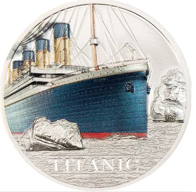 titanic legenda minca 2022 - investičné strieborné mince