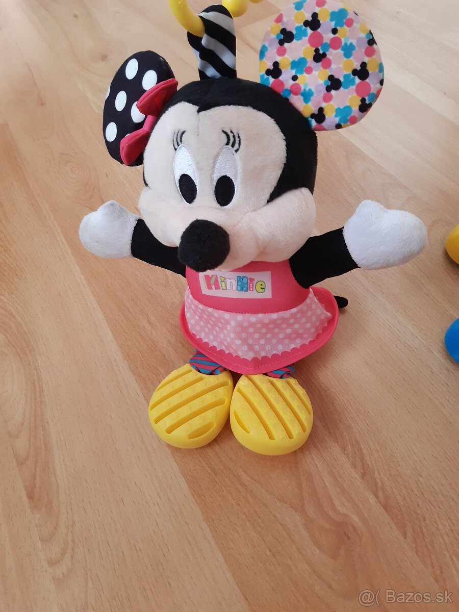 Plyšová Minnie so zvukmi a uchytom