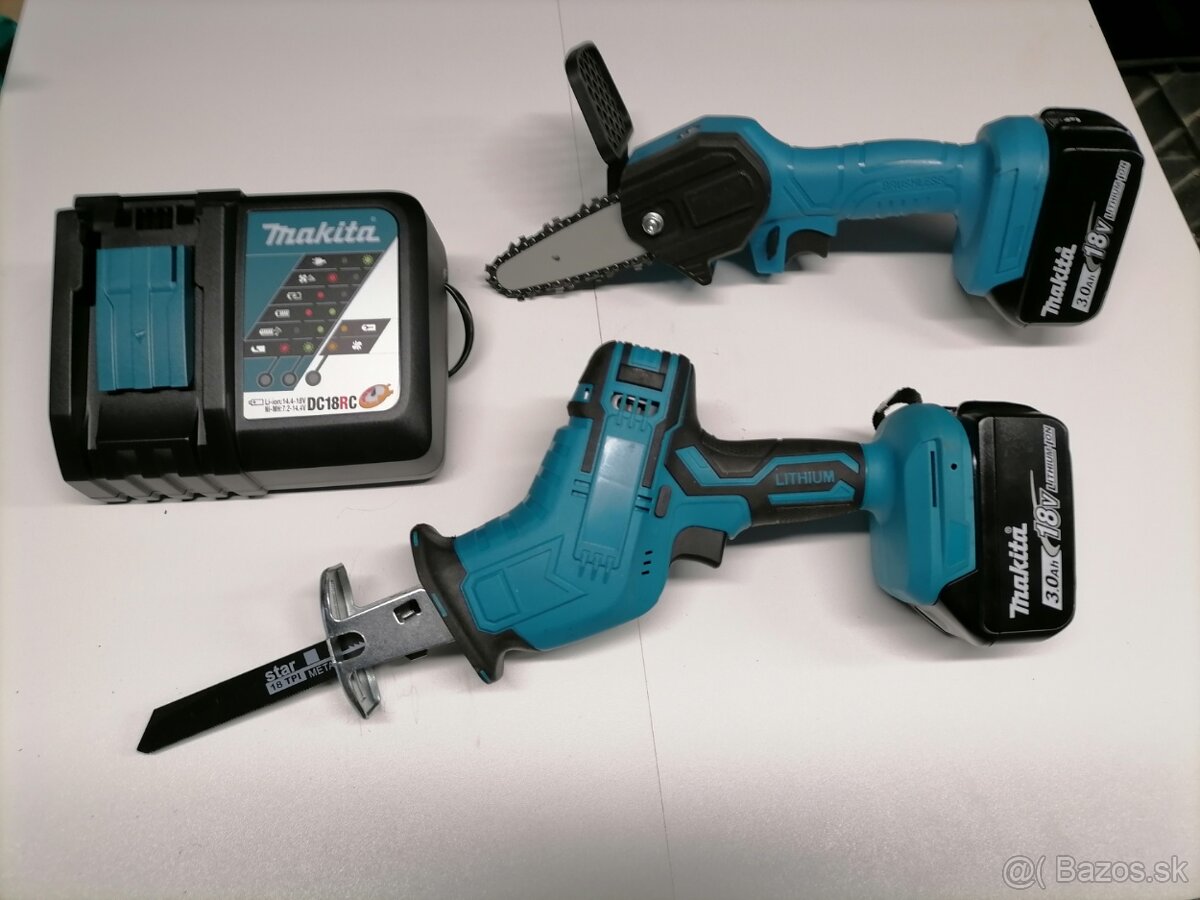 AKU CHVOSTOVA PÍLA na batérie,, MAKITA 18V,,-40€