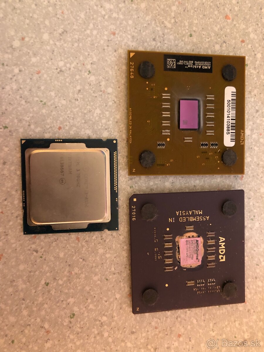 zberatelske CPU AMD Intel