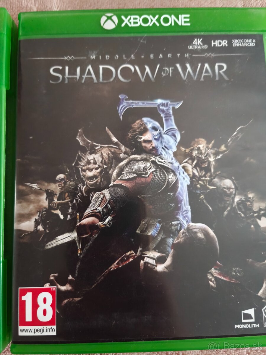 Predám hry na XBOX ONE