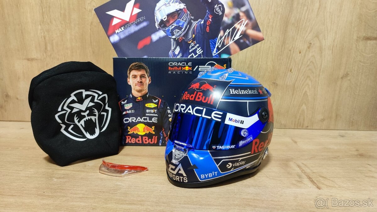 Max Verstappen - USA helma 2024 + podpis karta