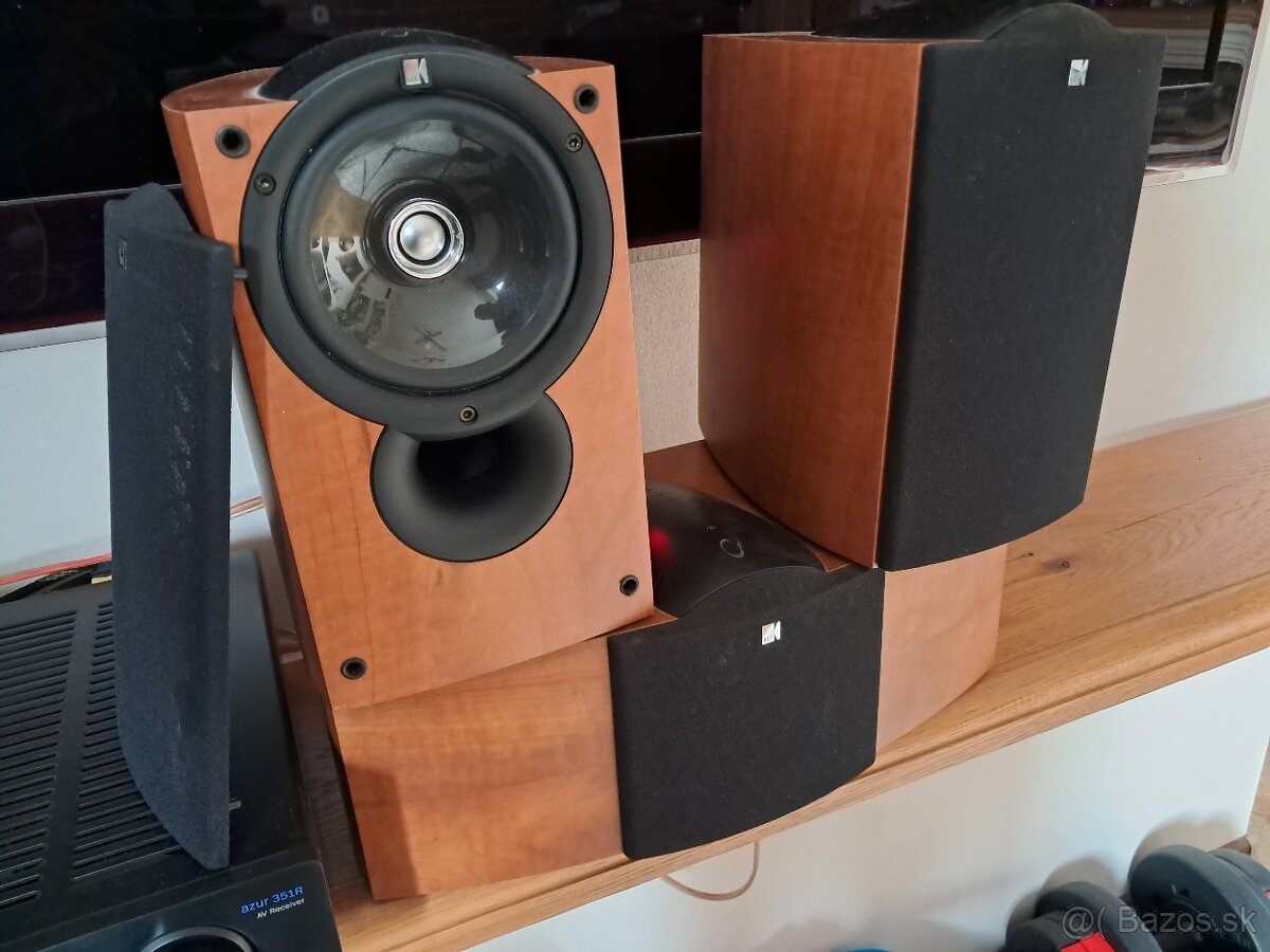 Regalove reproduktory 2x kef Q compact+  center kef q6c