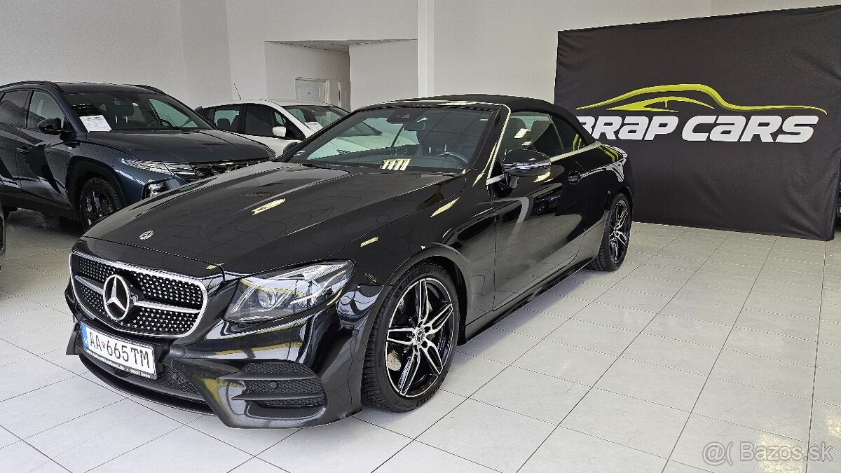 E trieda Kabriolet 220 d A/T, 143kW, A9, Full AMG, Burmaster