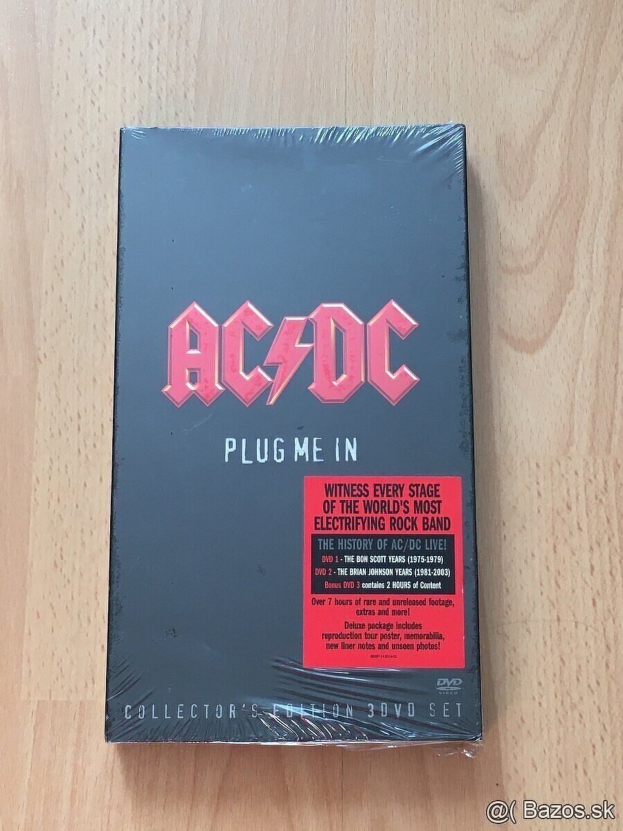 AC/DC - Plug Me In (3 DVD)