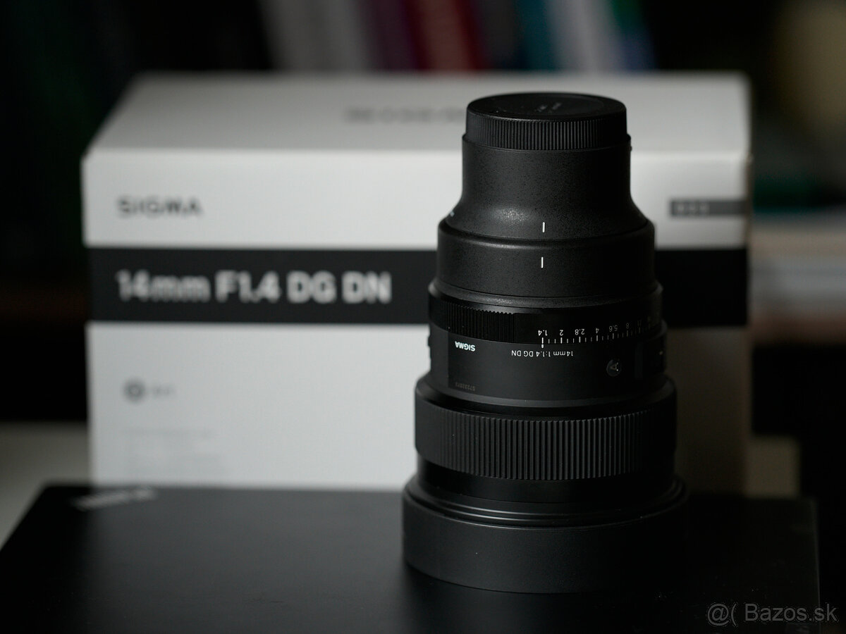 Sigma 14mm f1.4 pre Sony (v zaruke)