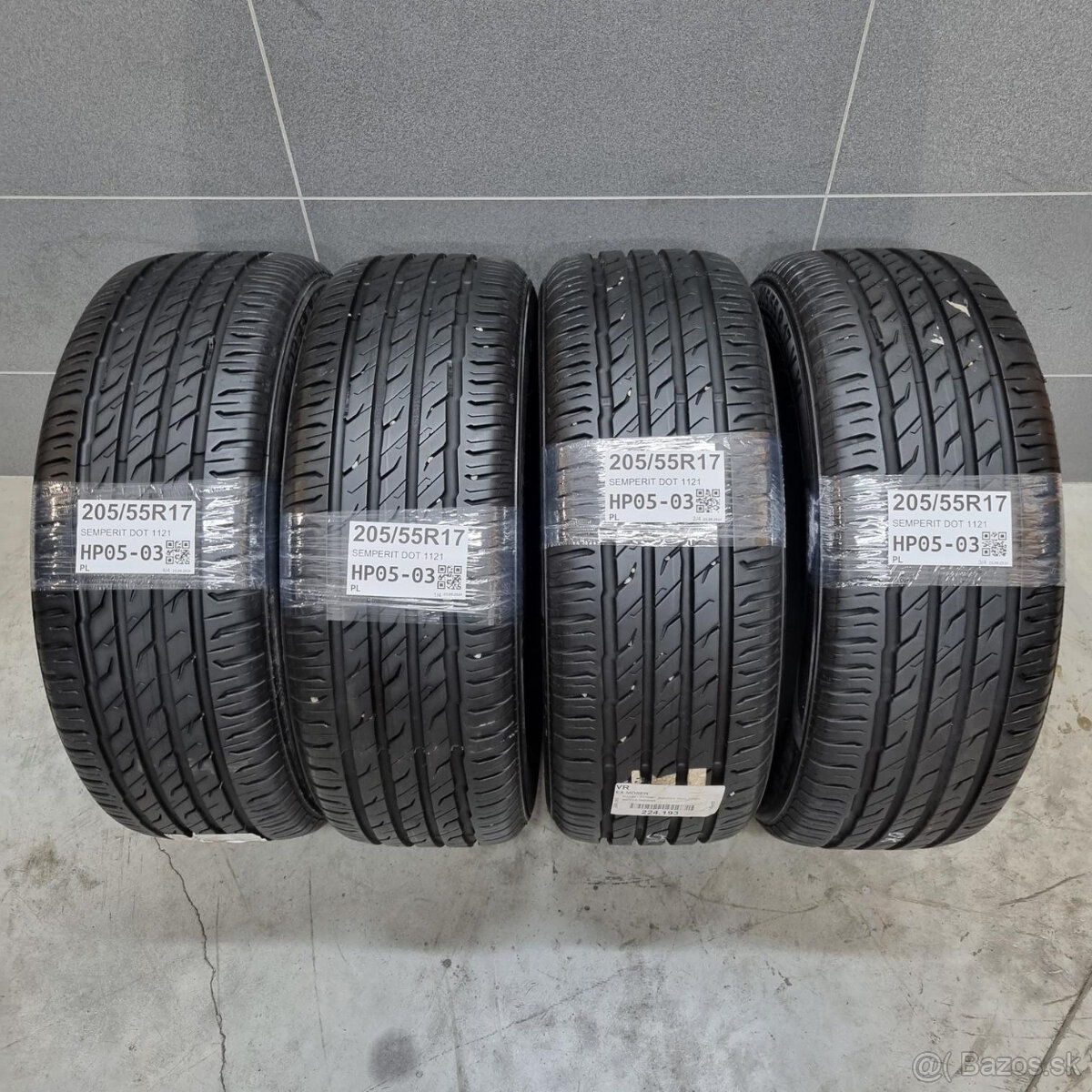 Letné pneumatiky 205/55 R17 SEMPERIT DOT1121