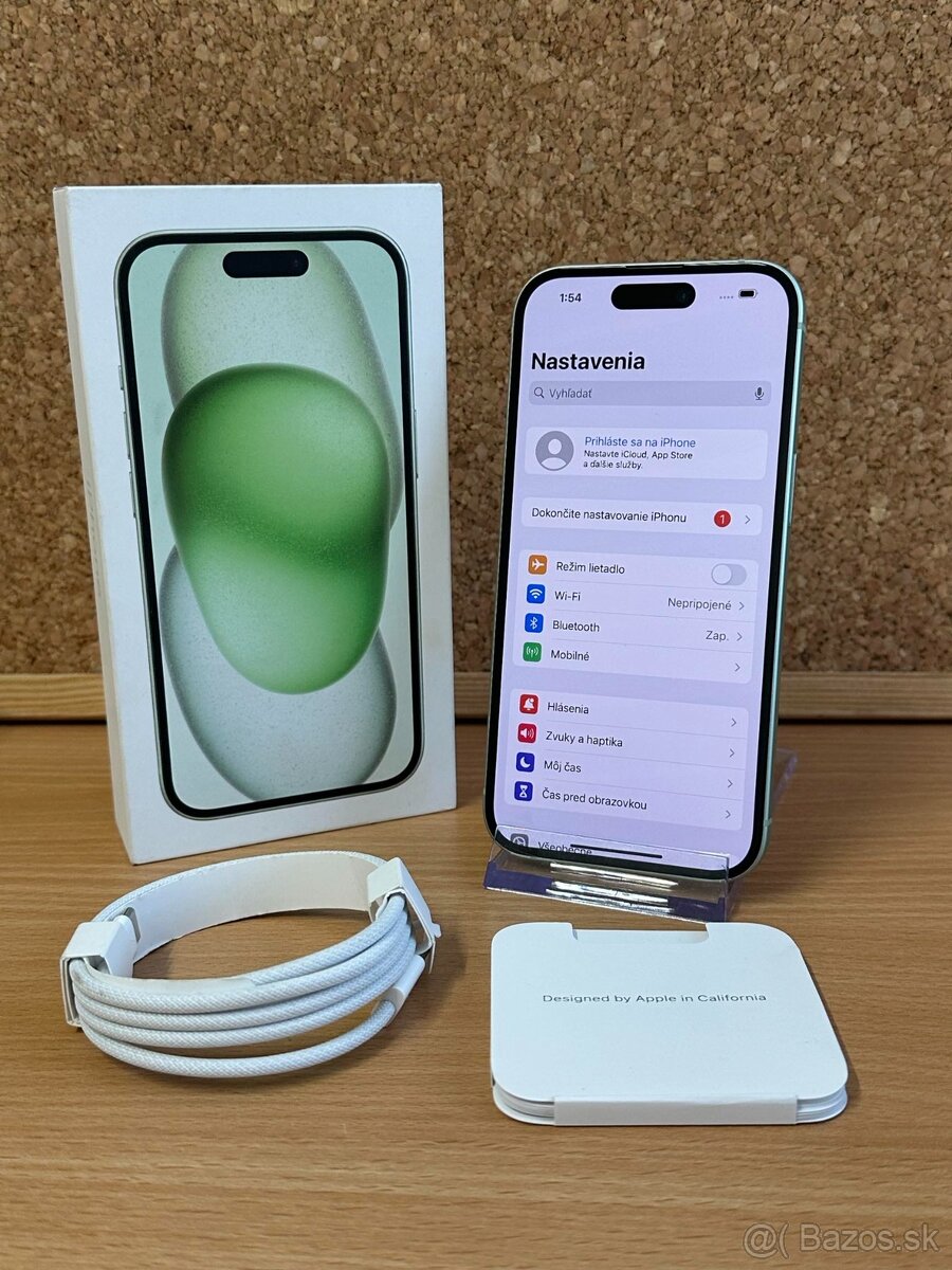 Predám iPhone 15 256GB Zelený