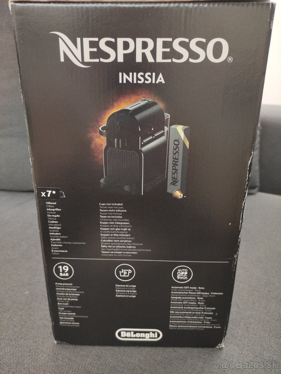 DeLonghi Nespresso Inissia EN 80.B novy