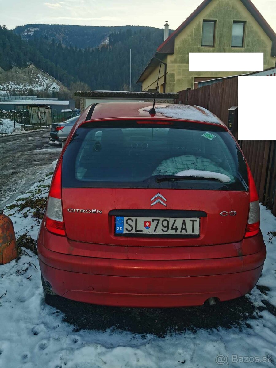 Predám nepojazdný Citroen C3 1.4 LPG